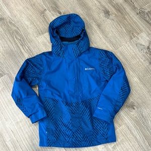 Boys blue Columbia interchange winter coat size m (10/12)
